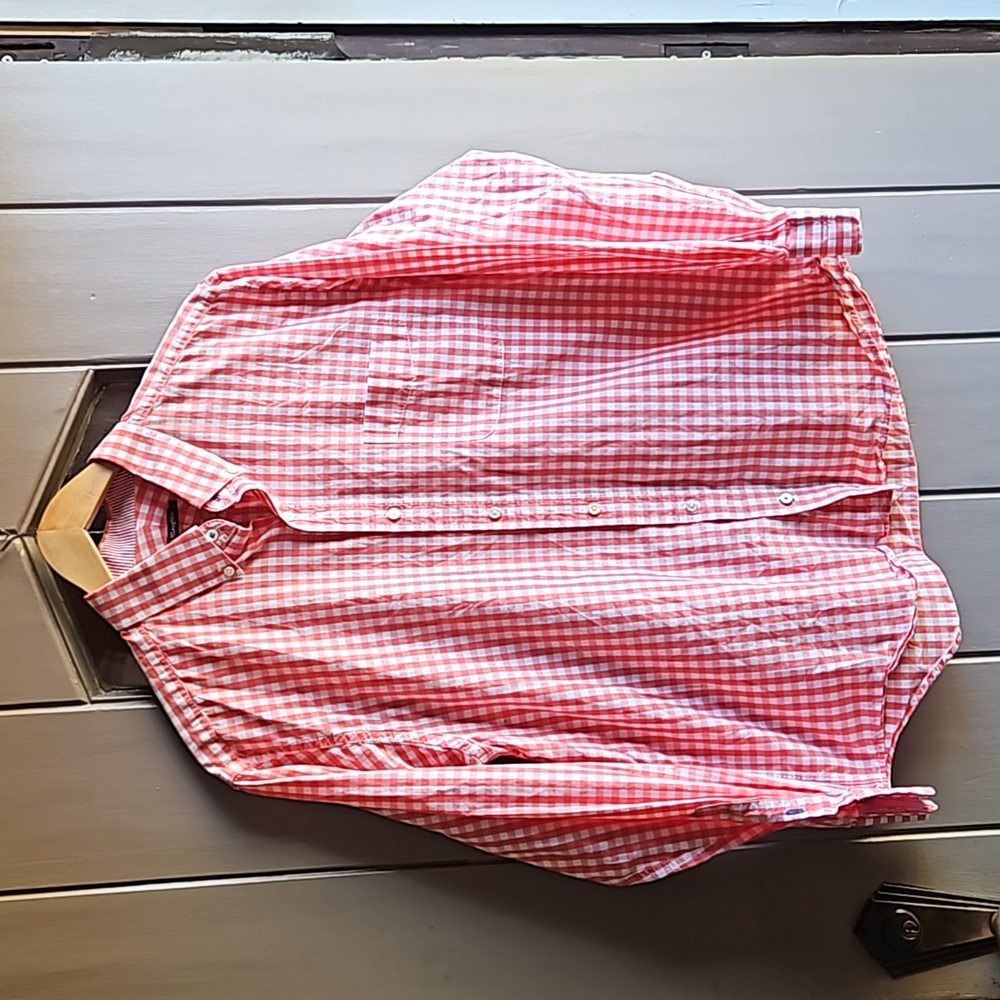 J. McLaughlin Gingham Button down Shirt